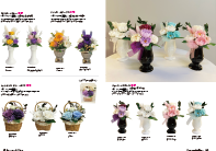 Memorial soap flower collection