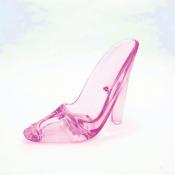 アクリルハイヒール　 ローズピンク