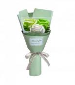 BOX入り フェアリー3輪ブーケ グリーン