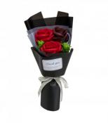 BOX入り フェアリー3輪ブーケ レッド