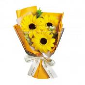 NEWモナブーケ 紙袋付 ●ヒマワリ●
