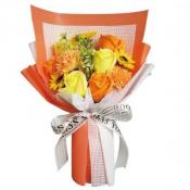 エレノアブーケ クリアケース付 ヒマワリ