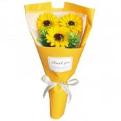 フェアリー3輪ブーケ(7束入) ヒマワリ