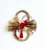 8の字しめ飾り ●レッド●