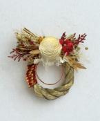 リングしめ飾りS ●ホワイト●