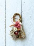 タッセルしめ飾り スワッグ2way ●ピンク●