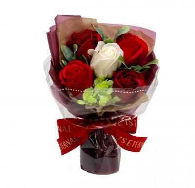 NEWモナブーケ　紙袋付　●レッド●