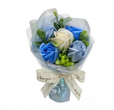 NEWモナブーケ　紙袋付　●ブルー●