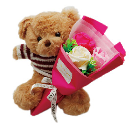 ラウルベア&ブーケ　◆ブラウン/フランボワーズ◆