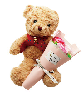 パブロベア&ブーケ　◆ピンク◆