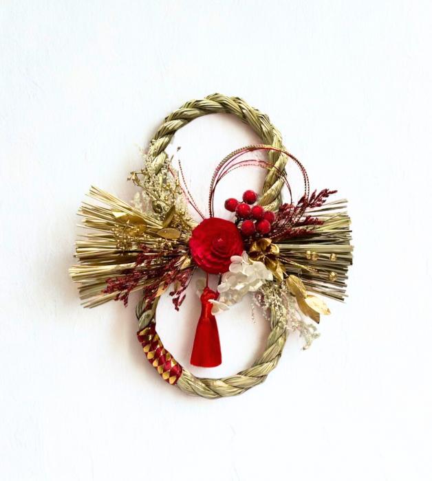 8の字しめ飾り　●レッド●